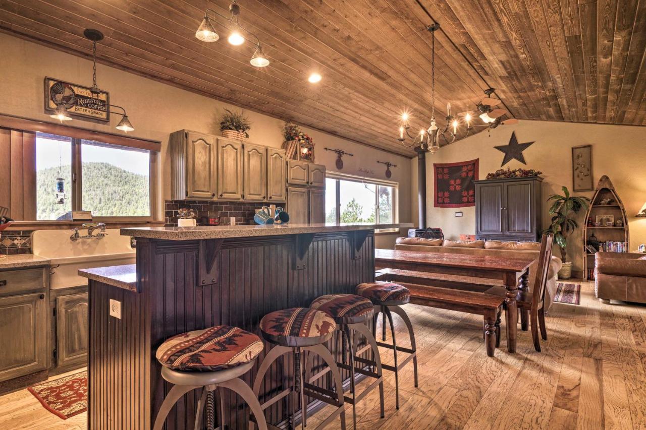 Cripple Creek Mountain Getaway With Hot Tub And Views!ヴィラ エクステリア 写真